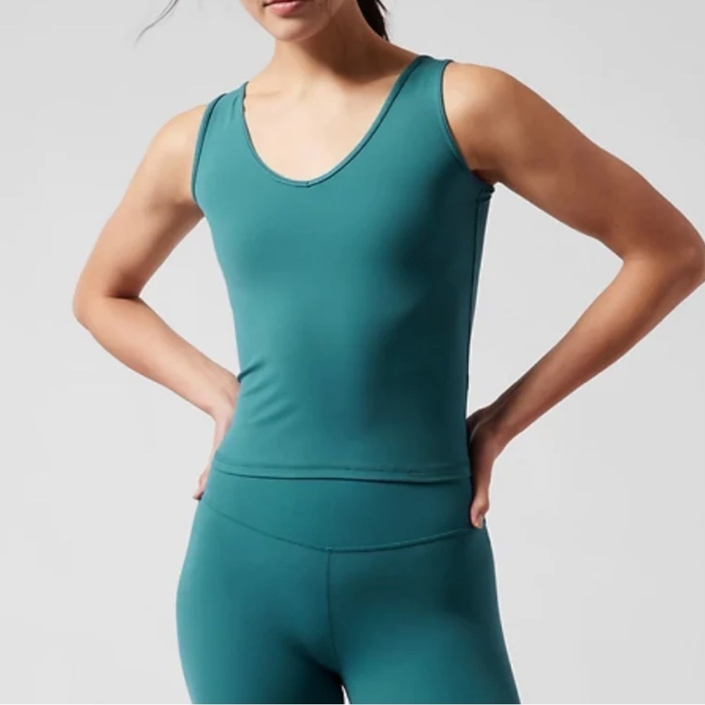 ATHLETA Transcend Tank Teal XL